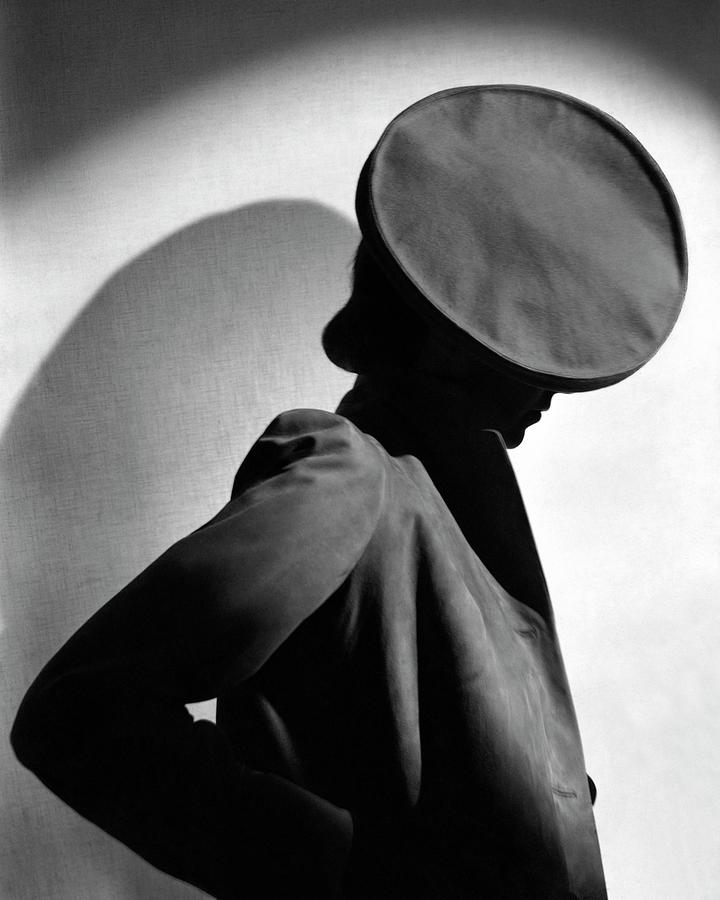 Margot Gaylor Wearing A Schiaparelli Beret Photograph by Horst P. Horst