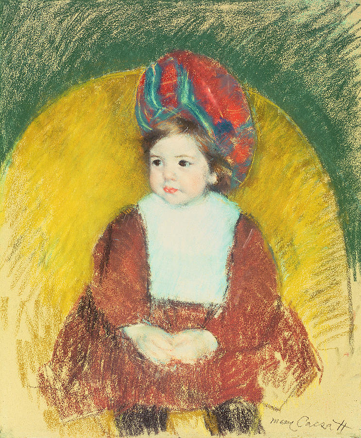Mary Stevenson Cassatt Pastel - Margot by Mary Stevenson Cassatt