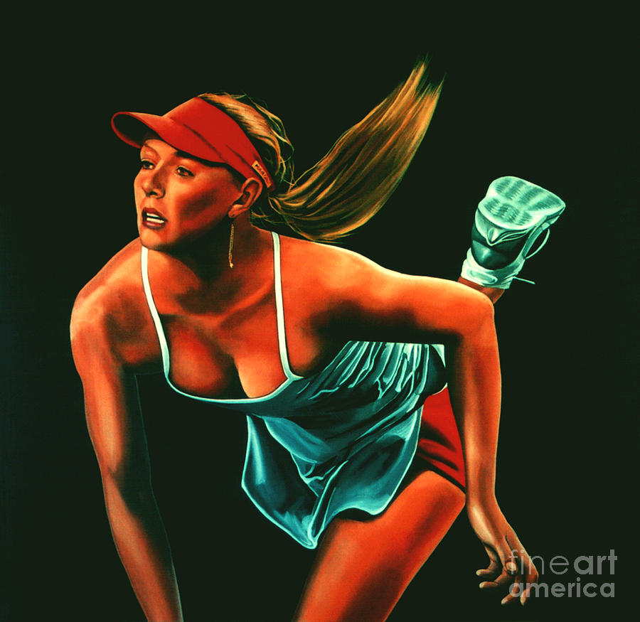 Maria Sharapova. is a painting by Paul Meijering which was uploaded on Apri...