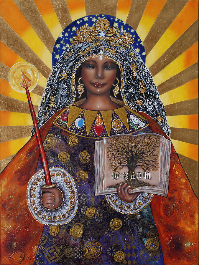 Book Painting - Maria Sophia by Ilene Satala