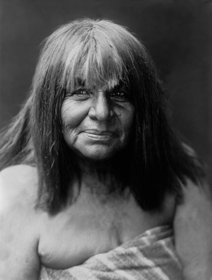 Edward Sheriff Curtis Photograph - Maricopa Indian Women circa 1907 by Aged Pixel
