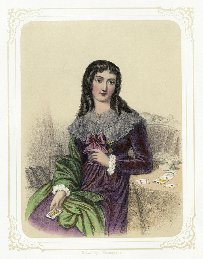 Marie Anne Lenormand (1772-1843) Drawing by Granger