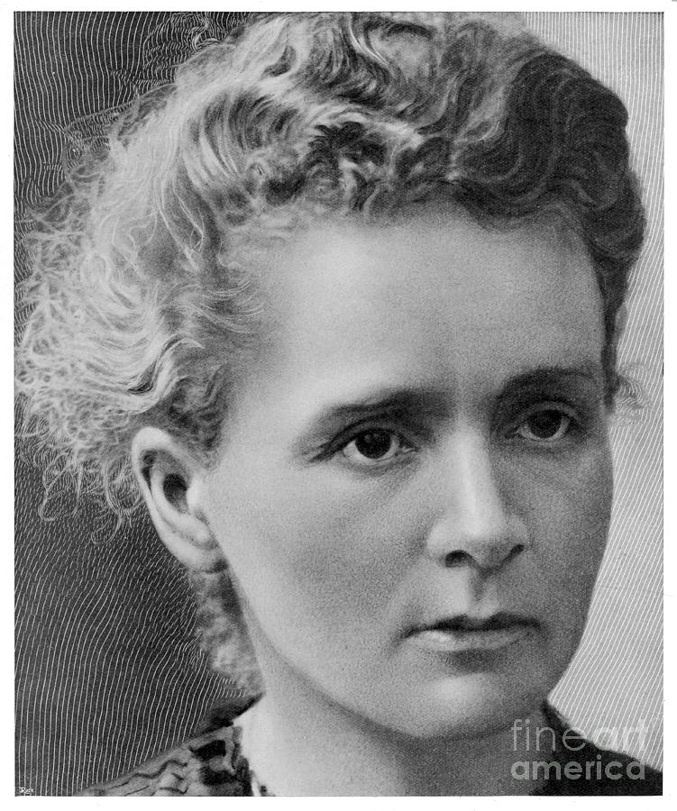Marie Curie Photograph by Mary Evans