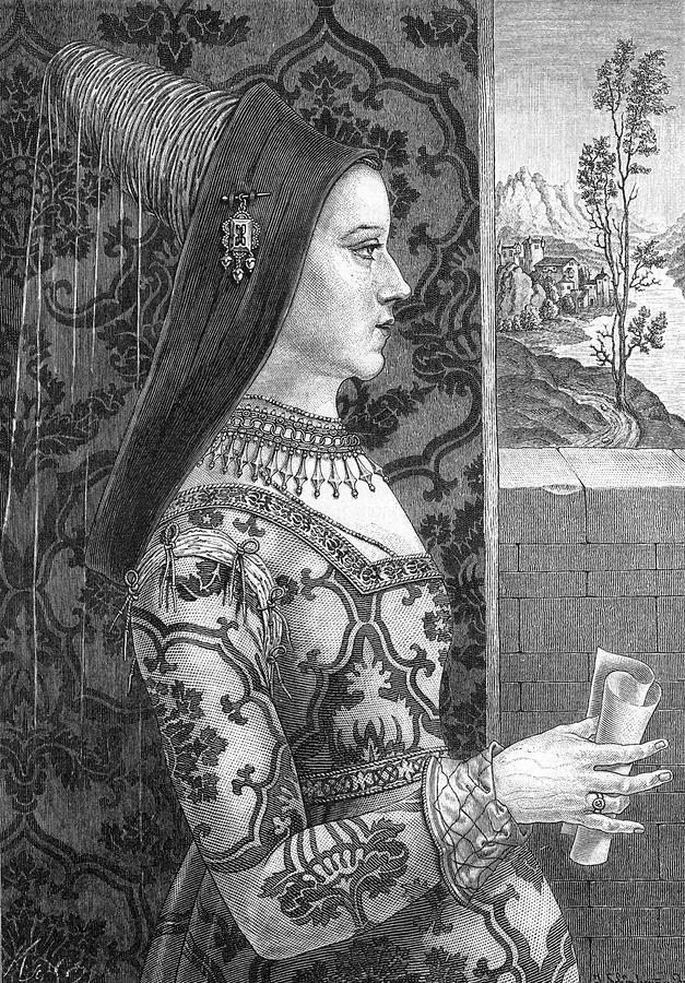 Marie De Bourgogne Duchesse Drawing By Mary Evans Picture Library - Pixels