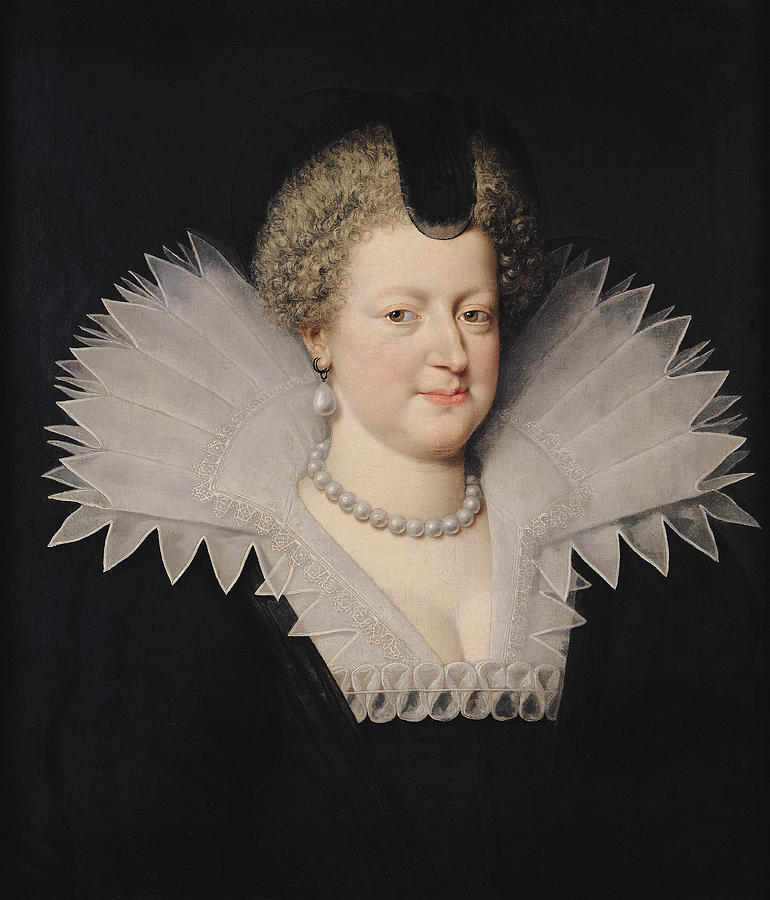 Marie De Medici 1573-1642 Oil On Canvas Photograph By Frans II Pourbus