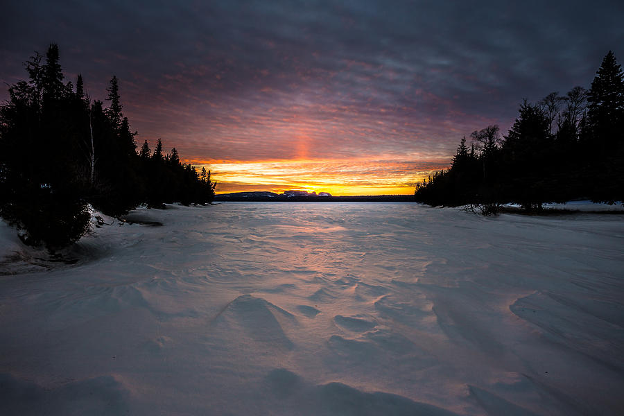 Marie Louise Lake Sunset Photograph by Jakub Sisak