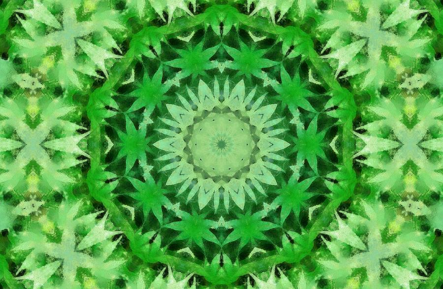 Marijuana Digital Art - Marijuana Kaleidoscope Poster by Dan Sproul Marijuana Digital Art - Marijuana Kaleidoscope Poster by Dan Sproul