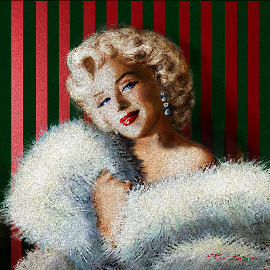 Marilyn 126 d 3 Painting by Theo Danella