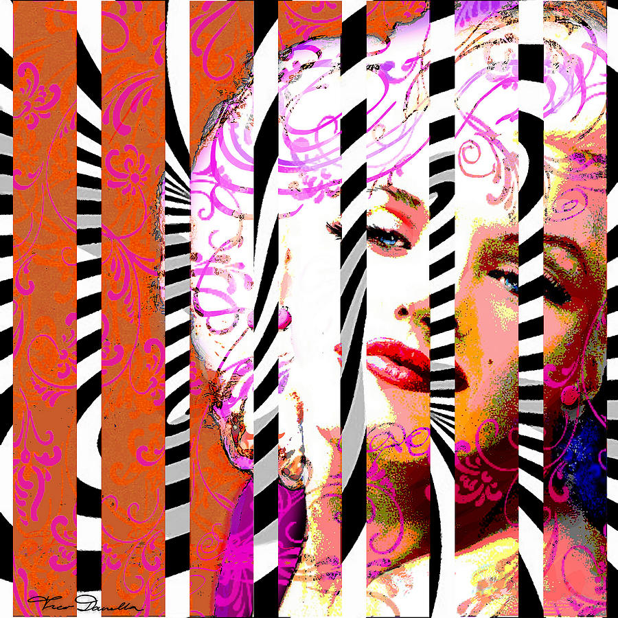 Marilyn 130 a Painting by Theo Danella