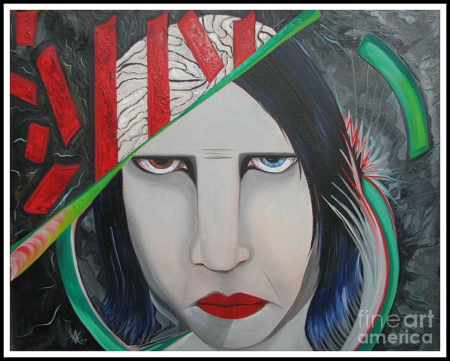 Marilyn Manson Painting - Marilyn by Aimee Vance