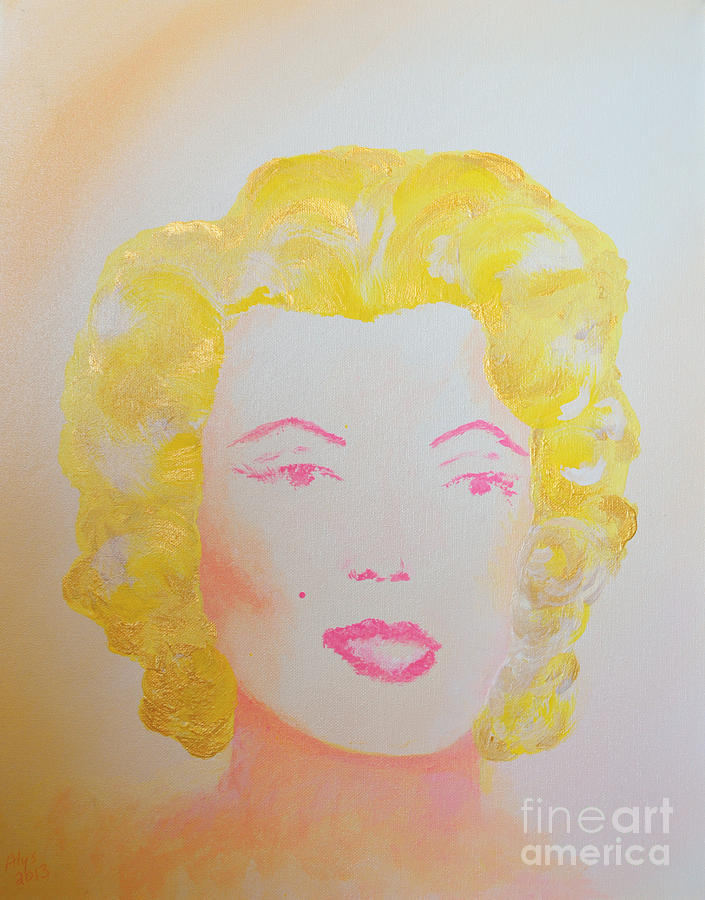Marilyn Monroe Painting - Marilyn by Alys Caviness-Gober