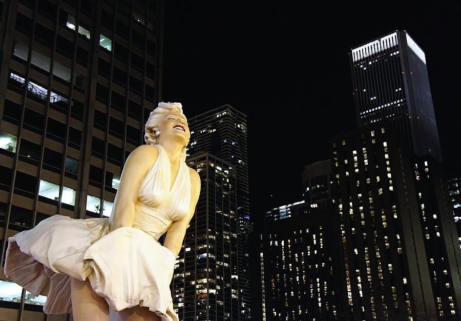 Marilyn and the City Photograph by Jenny Hudson