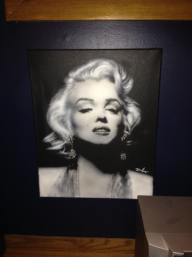 Marilyn Painting by Dan Troyer