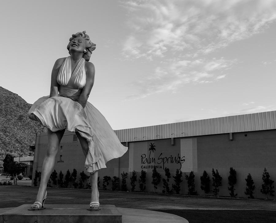 Marilyn In The Morning Bw Photograph