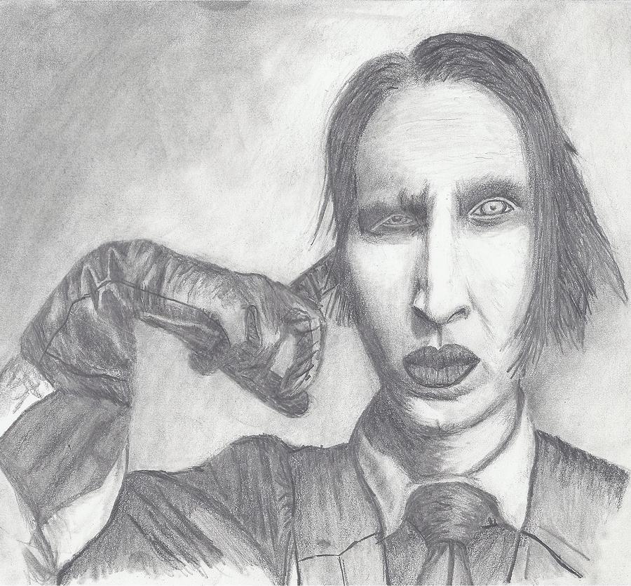 marilyn manson drawings