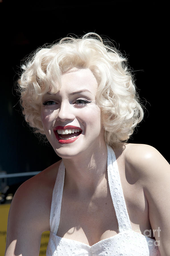 Marilyn Modelled in Wax Photograph by Brenda Kean