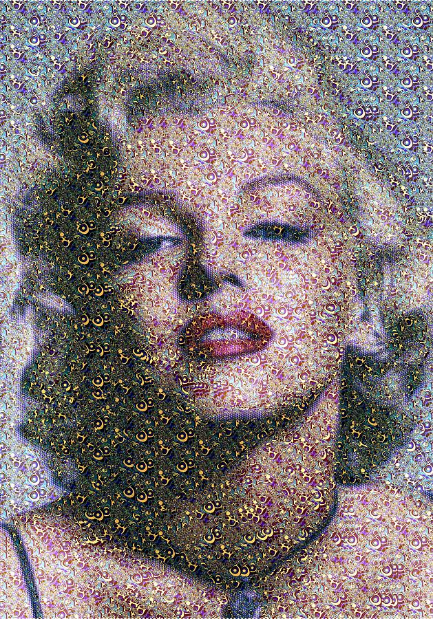 Marilyn Monroe Fractal Digital Art By Samuel Majcen Fine Art America 2524