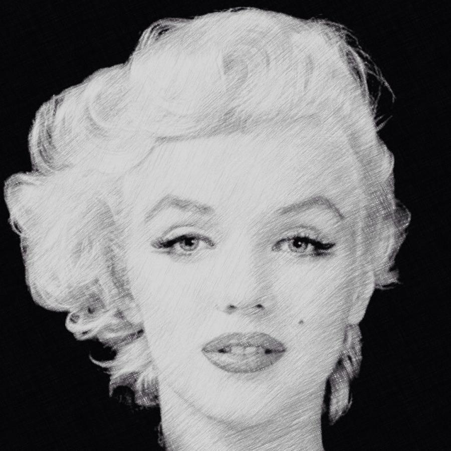 Marilyn Monroe 1 Digital Art by Lisa Piper
