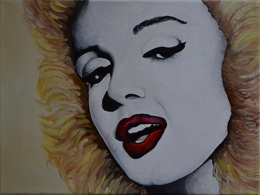 Marilyn Monroe 1 Painting by Martin Schmidt