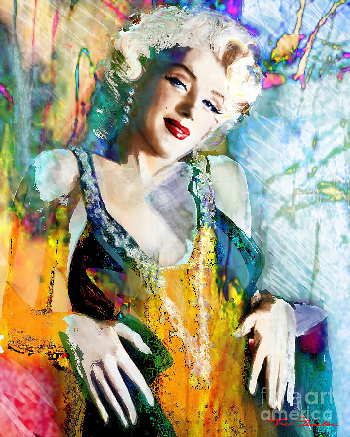 Marilyn Monroe Painting - Marilyn Monroe 126 e by Theo Danella