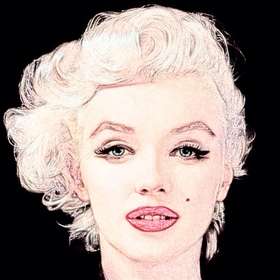 Marilyn Monroe 2 Digital Art by Lisa Piper