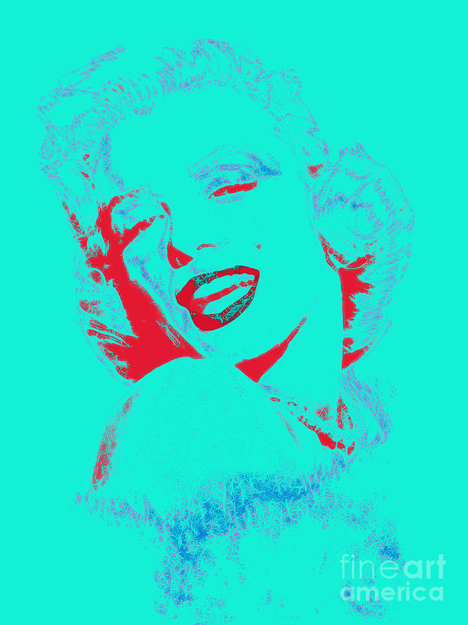 It Movie Photograph - Marilyn Monroe 20130331v2p128 by Wingsdomain Art and Photography