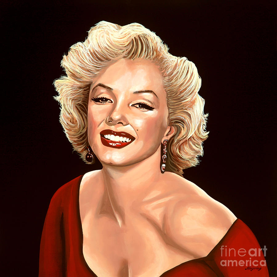 Marilyn Monroe Painting - Marilyn Monroe 3 by Paul Meijering