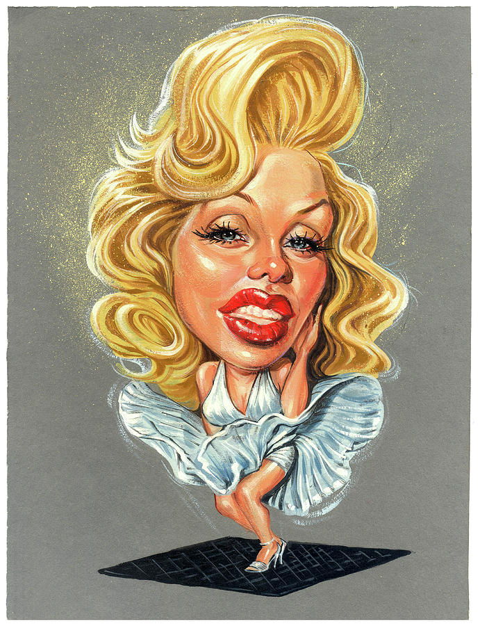 Marilyn Monroe Painting by Art  