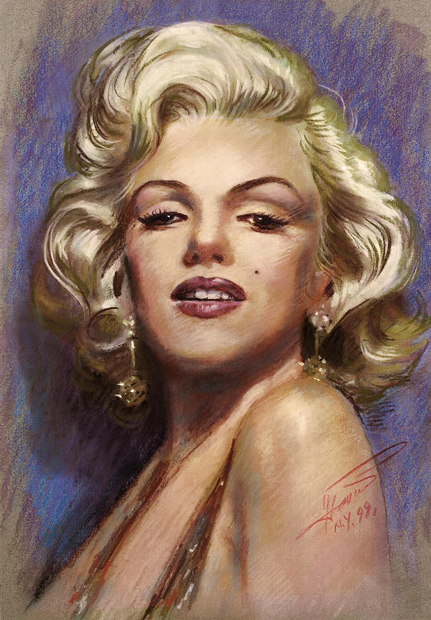 Marilyn Monroe Drawing - Marilyn Monroe by Viola El