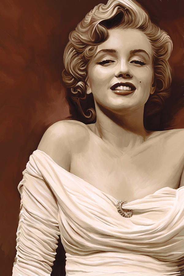 Elvis Presley Painting - Marilyn Monroe Artwork 2 by Sheraz A