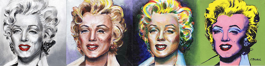 Marilyn Monroe Painting by Charles Bickel - Fine Art America