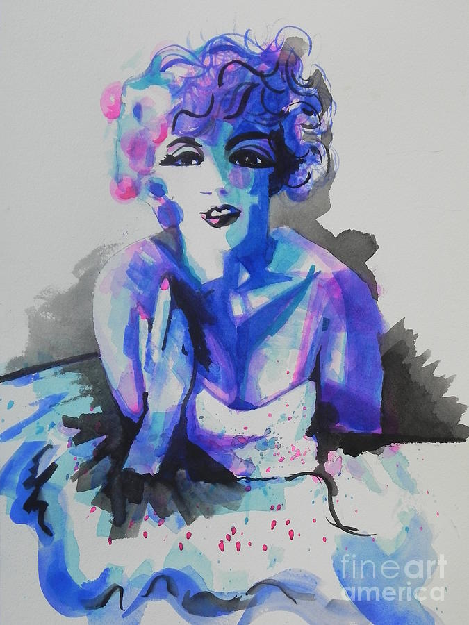Marilyn Monroe 03 Painting by Chrisann Ellis