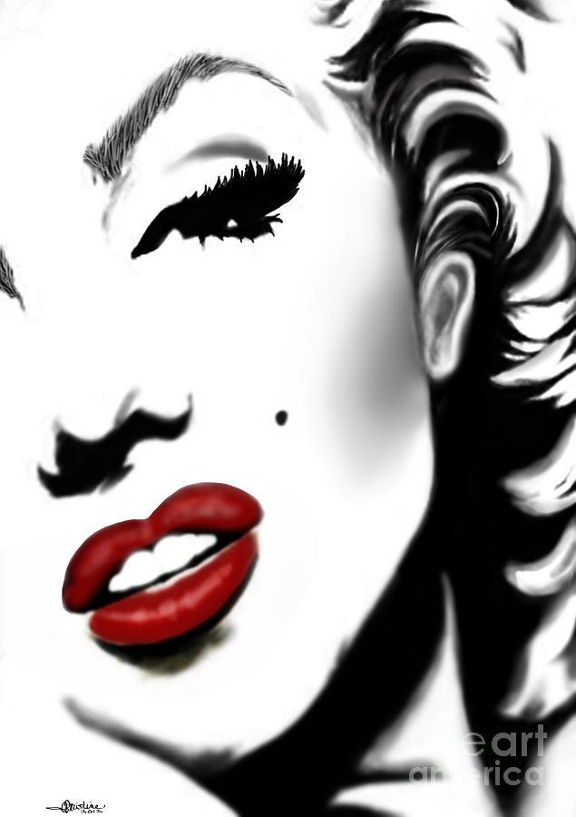 Marilyn Monroe Mixed Media - Marilyn Monroe by Christine Mayfield