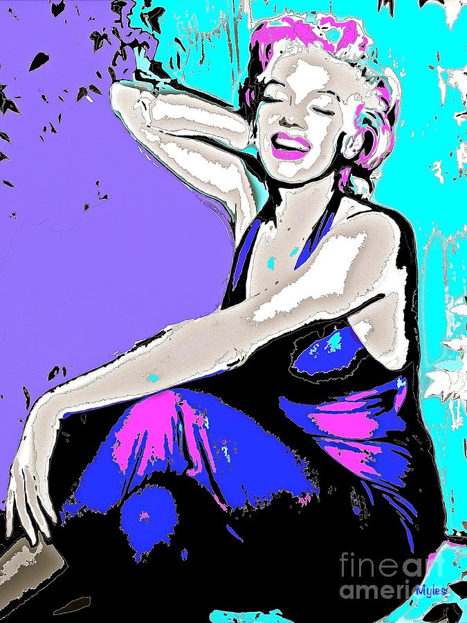 Marilyn Monroe I Still Believe in Love Painting by Saundra Myles