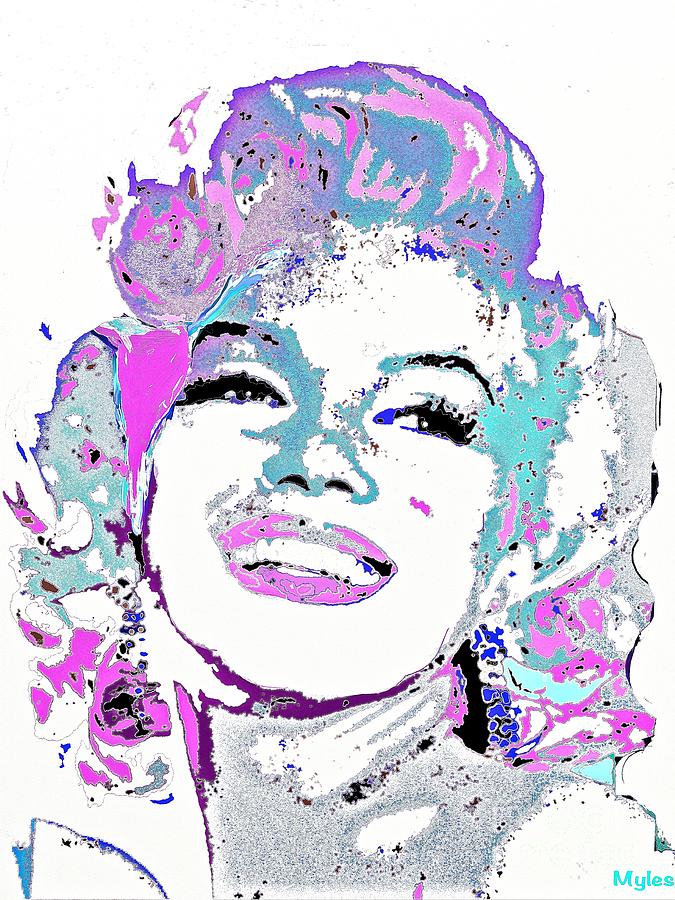 Marilyn Monroe I Want To Be Loved By You Painting by Saundra Myles