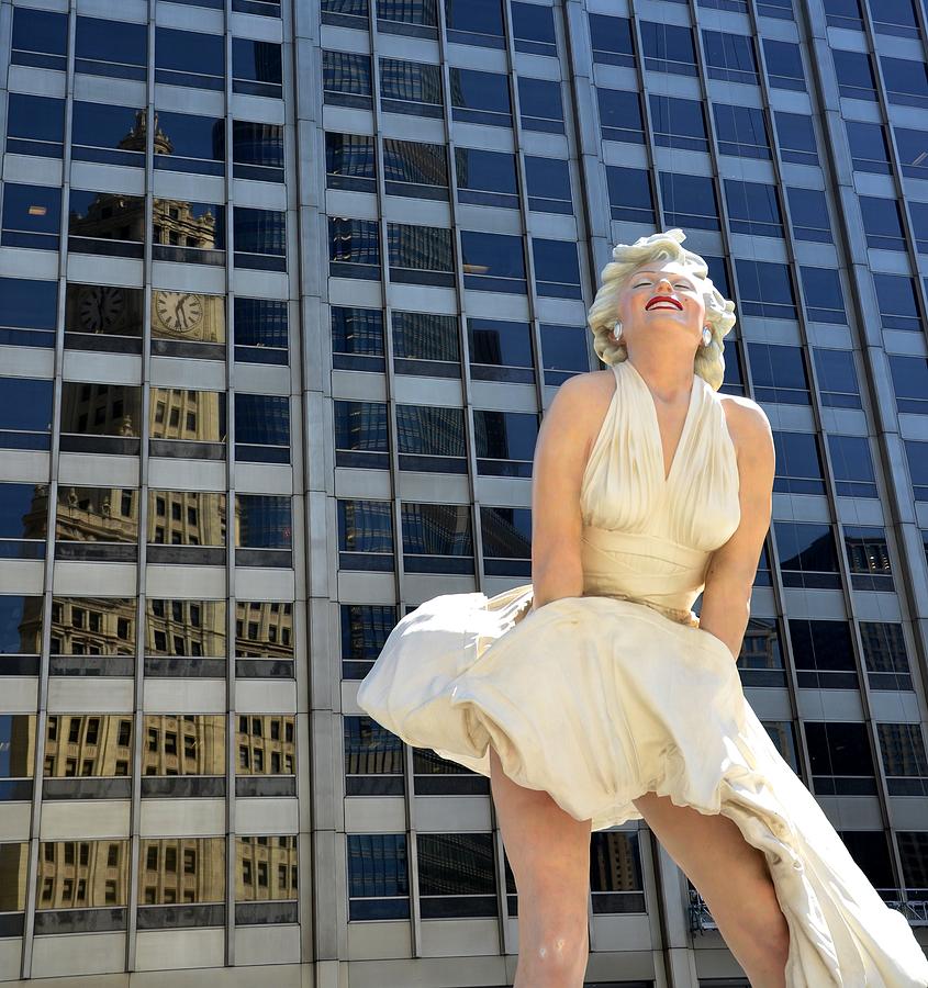 Marilyn Monroe in Chicago Photograph by Marina Karsten - Fine Art America