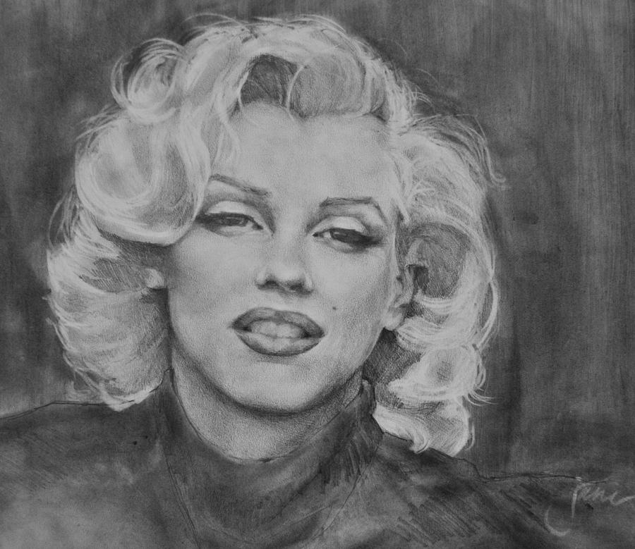 Marilyn Monroe Painting by Jani Freimann
