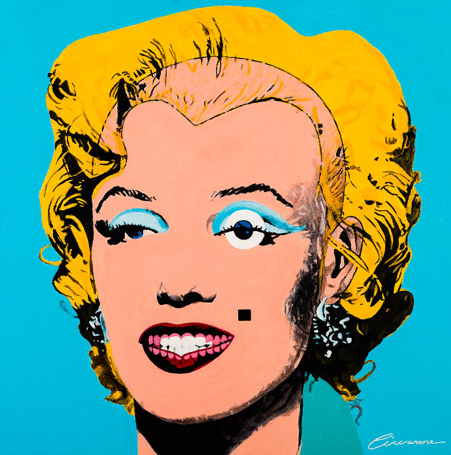 Marilyn Monroe Painting by Joe Ciccarone - Fine Art America