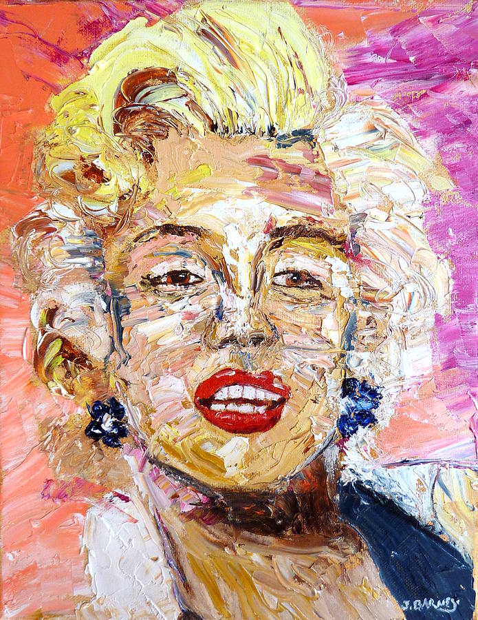 Marilyn monroe Painting by John Barney