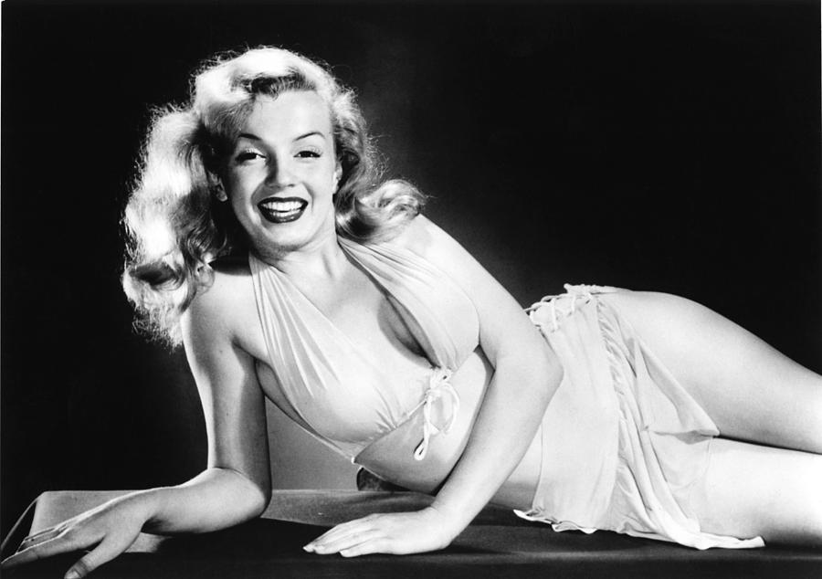 Tags Photograph - Marilyn Monroe  by Kenword Maah