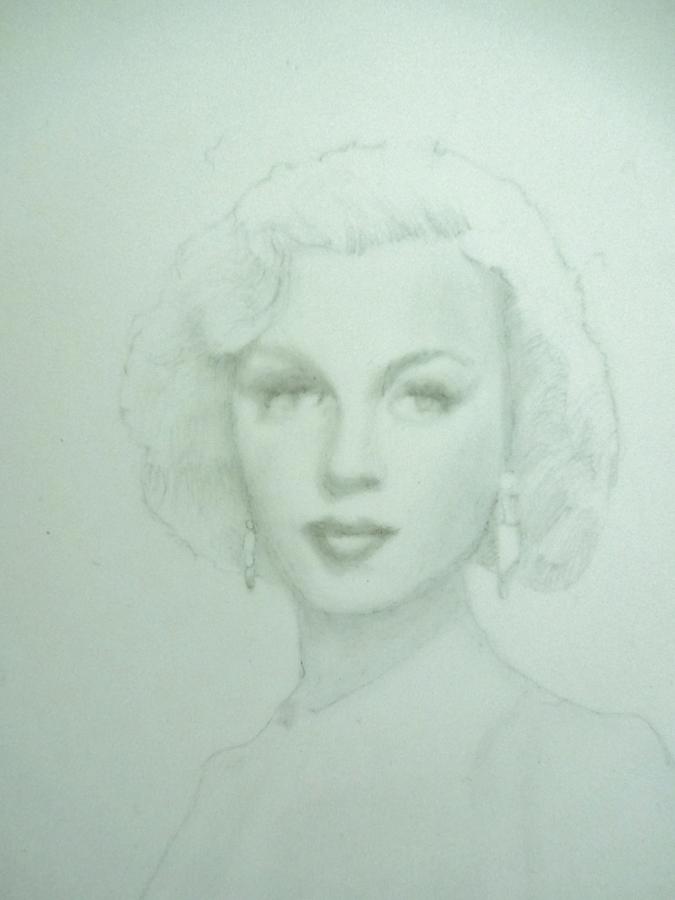 Marilyn Monroe Drawing By Mark Leavitt