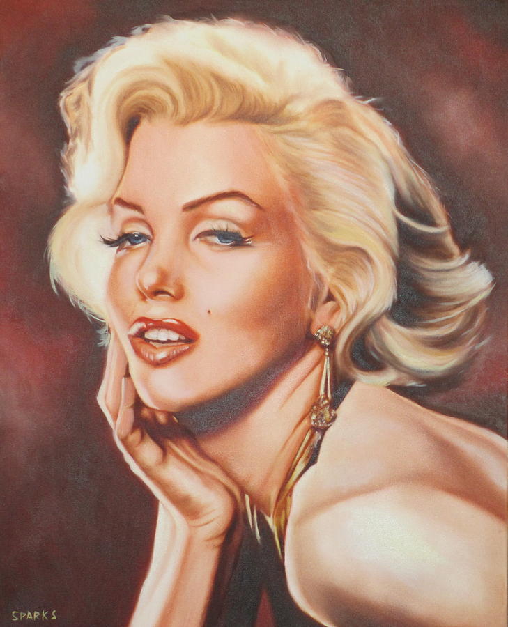 Marilyn Monroe Painting by Mark Robinson | Fine Art America