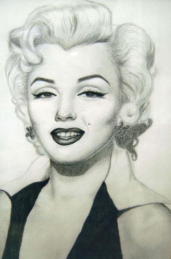 Marilyn Monroe Drawing by Michelle Ripari - Fine Art America