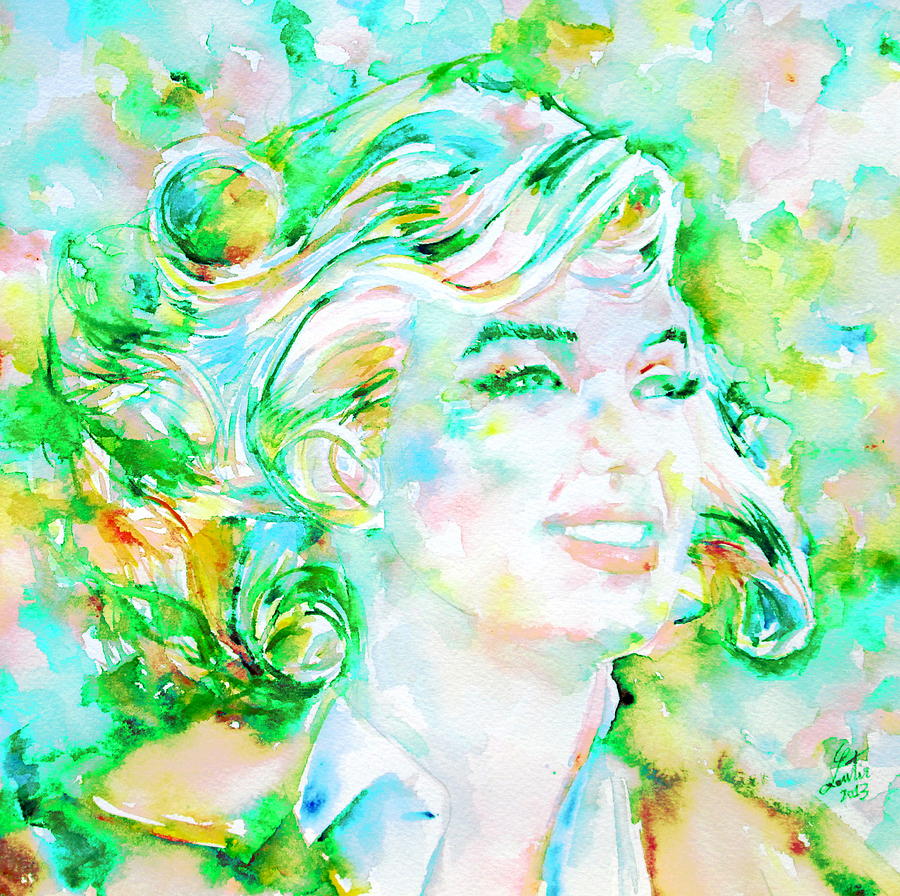 Marilyn Monroe Painting - Marilyn Monroe Portrait.4 by Fabrizio Cassetta