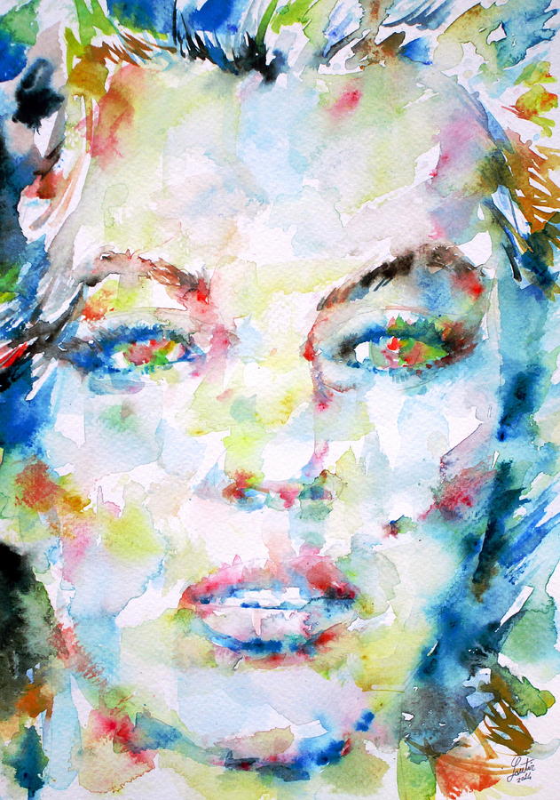 Marilyn Monroe Painting - MARILYN MONROE portrait.6 by Fabrizio Cassetta