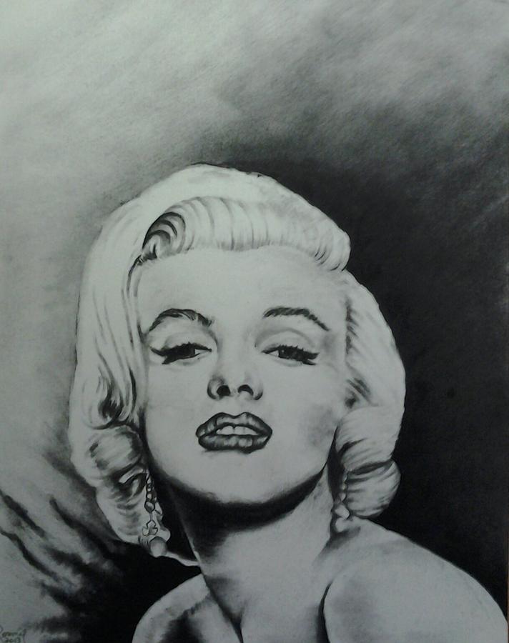 Marilyn Monroe Drawing by Ronnie Cantoro