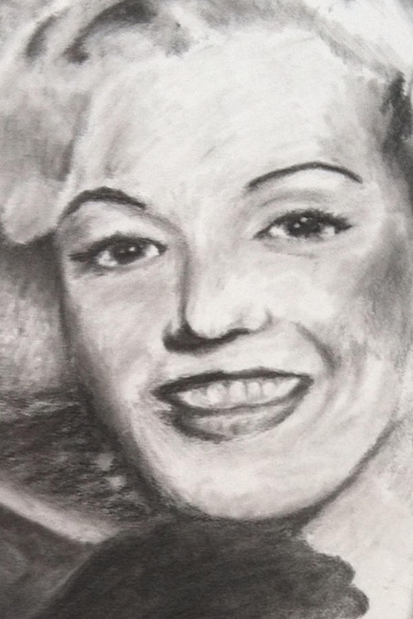Marilyn Monroe Drawing - Marilyn Monroe by Sarah Counter