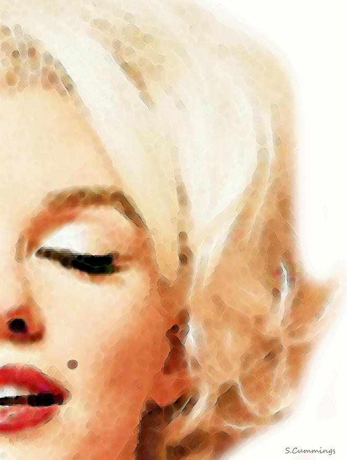 Marilyn Monroe Sigh Painting By Sharon Cummings