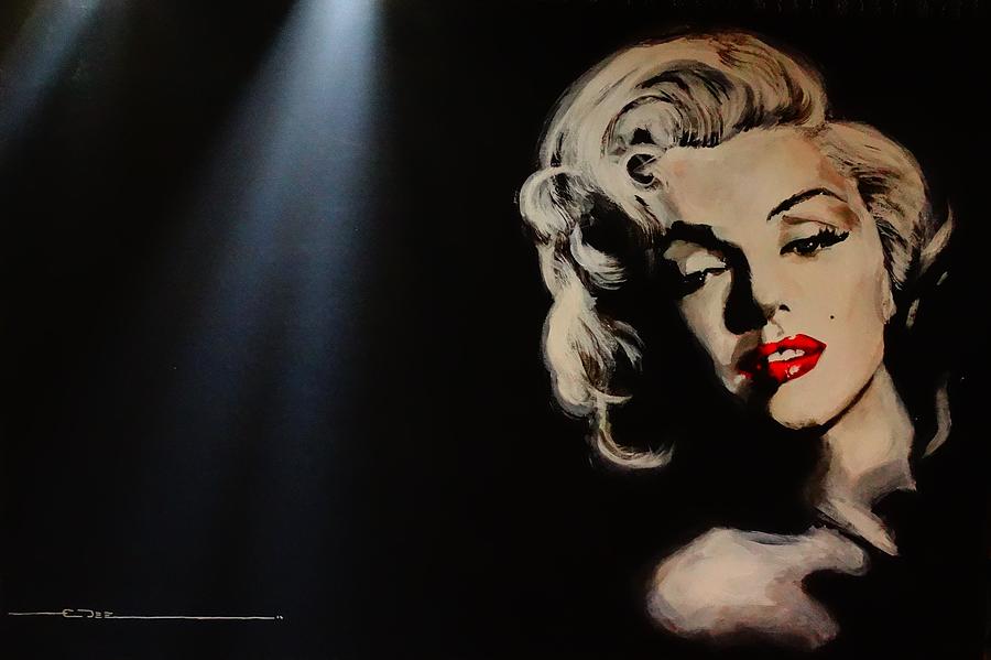 Marilyn Monroe - TMI Painting by Eric Dee