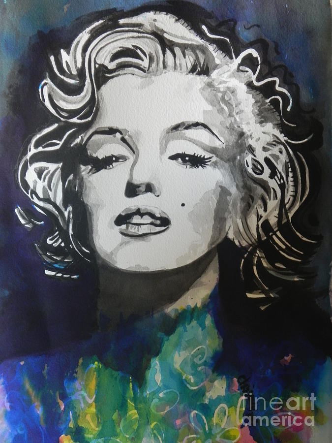 Marilyn Monroe Painting - Marilyn Monroe..2 by Chrisann Ellis